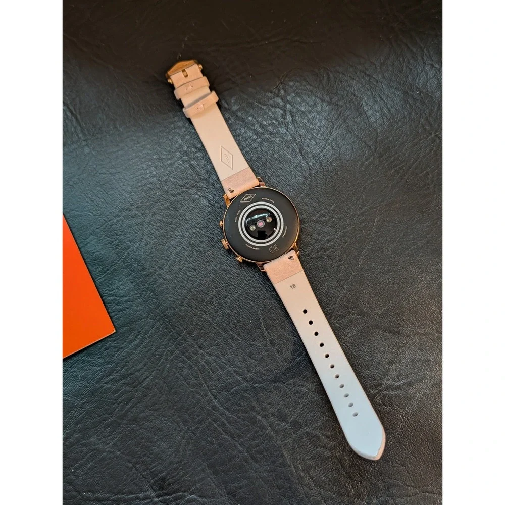 Fossil Q Gen 4 Venture HR Smartwatch Rose Gold Crystal DW7F1 FTW6015 Blush Pink